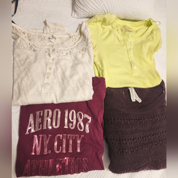 Aeropostale Tops - Aeropostale girls medium lot of 4 shirts